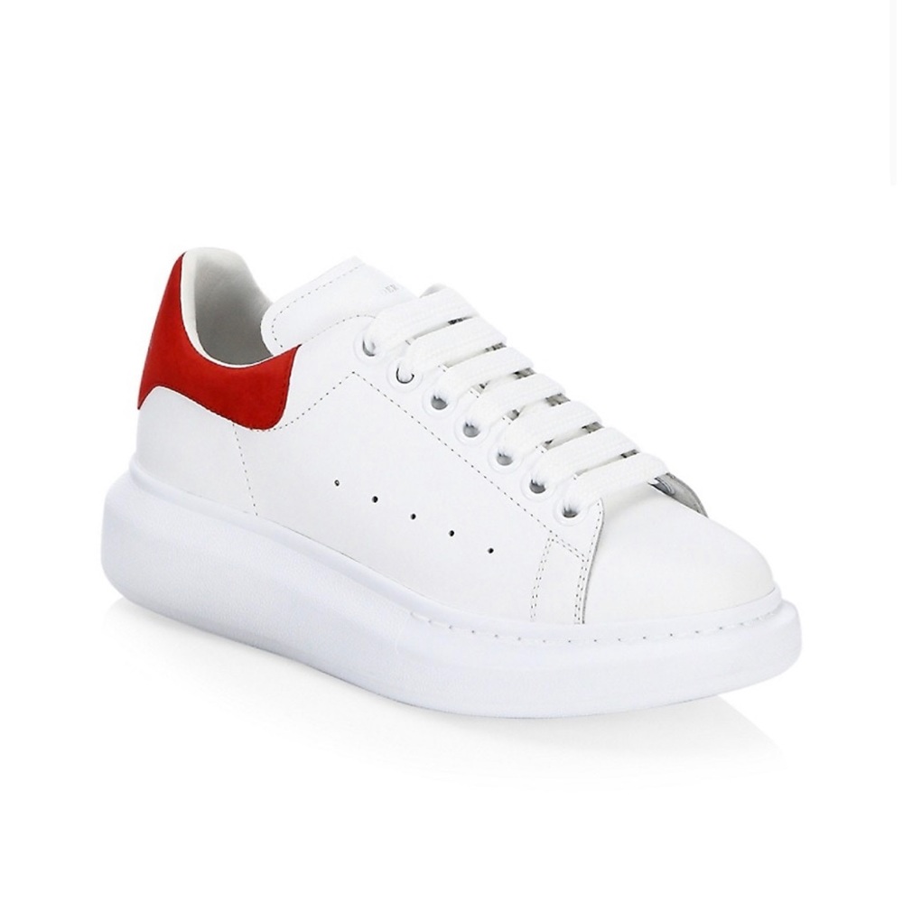 Alexander McQueen oversized sneakers white/red